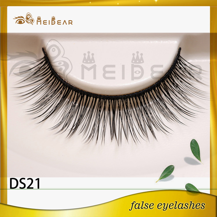 Factory supply private label 3d silk eye lashes 